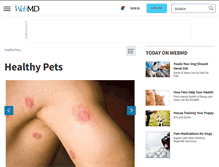 Tablet Screenshot of pets.webmd.com