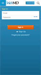 Mobile Screenshot of member.webmd.com