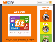 Tablet Screenshot of fit.webmd.com