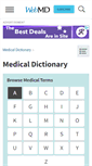 Mobile Screenshot of dictionary.webmd.com